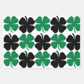 Feuille De Papier Cadeau Shamrock St. Patrick Day (Devant 2)