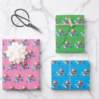 Shark Santa Hat Enfants Filles Enveloppement Papie