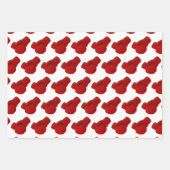 Feuille De Papier Cadeau Sheep in Sheep Sweater, Mittens, Warm Wishes (Devant 3)