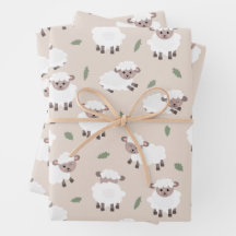 Sheep & Lamb Cute Hand Drawn Farm Animals