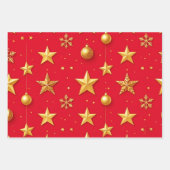 Feuille De Papier Cadeau Shine Starry Noël (Devant)