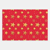 Feuille De Papier Cadeau Shine Starry Noël (Devant)