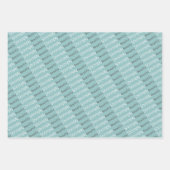 Feuille De Papier Cadeau SHRIMPLEMENT Belle Nursery Motif rose Turquoise (Devant 2)