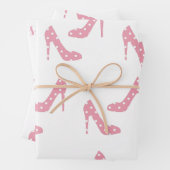 Feuille De Papier Cadeau Si la chaussure est rose (En situation)