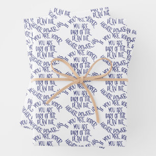 Feuille De Papier Cadeau Si vous êtes sobre, vous faites partie du plan