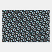 Feuille De Papier Cadeau Siamese Chat Portrait Peinture Cute Art Original (Devant 3)