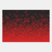 Feuille De Papier Cadeau Silence de Cendre Rouge (Devant 2)