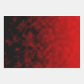 Feuille De Papier Cadeau Silence de Cendre Rouge (Devant)