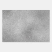 Feuille De Papier Cadeau Silencieux Blanc Pois rayures Noël (Devant 3)