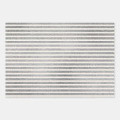 Feuille De Papier Cadeau Silencieux Blanc Pois rayures Noël (Devant 2)