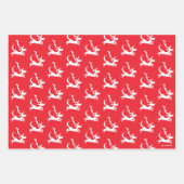 Feuille De Papier Cadeau Silhouette de Max le renne (Devant)