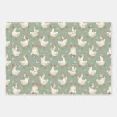 Feuille De Papier Cadeau Silly Goose Party Parade Funny Birthday (Devant 2)
