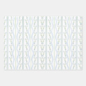 Feuille De Papier Cadeau Silly Goose Whimsical Bow Baby Boy Shower (Devant 3)