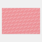 Feuille De Papier Cadeau Simple Classique Chic Joyeux Vacances Voeux (Devant 2)