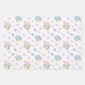 Feuille De Papier Cadeau Simple Elegant Watercolor Hydrangea Flowers (Devant 2)