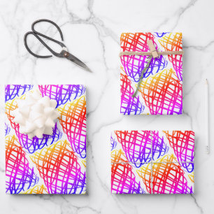 Feuille De Papier Cadeau Simple Scribble Filtre Ipanema Half Drop