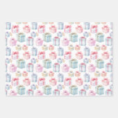 Feuille De Papier Cadeau Simple Whimsical Cute Aquarelle Cadeaux pastel (Devant 2)