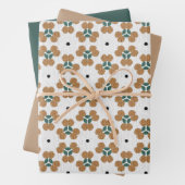 Feuille De Papier Cadeau Simplicité rétro MVB 1 (En situation)