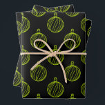 Feuille De Papier Cadeau Simply Christmas Collection - Bauble<br><div class="desc">Collection de Noël simple - Bauble - Autres couleurs de Noël</div>