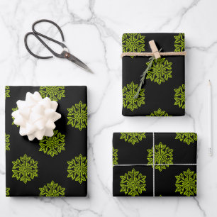 Feuille De Papier Cadeau Simply Christmas Collection - Flocon de neige