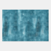 Feuille De Papier Cadeau Sirène d'argent Aqua (Devant 2)