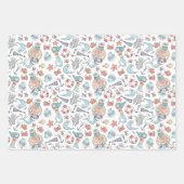 Feuille De Papier Cadeau Sirène lunaire (Devant)