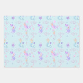 Feuille De Papier Cadeau Sirène magique sous la mer (Devant)