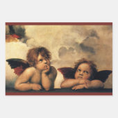 Feuille De Papier Cadeau Sistine Madonna Angels by Raphael Sanzio (Devant 2)