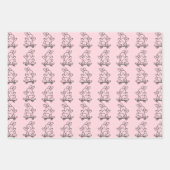 Feuille De Papier Cadeau Skateboarding Bunny (Devant 2)