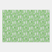 Feuille De Papier Cadeau Sketch Crocodile (Devant)