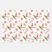 Feuille De Papier Cadeau Ski créatif Ski de vacances (Devant)