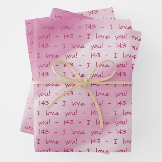 FEUILLE DE PAPIER CADEAU SKZ - 143 - I LOVE YOU GIFT WRAP (En situation)