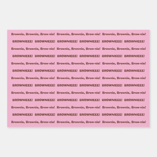 Feuille De Papier Cadeau SKZ BROWNIEEE! Gift Wrap (Devant 3)