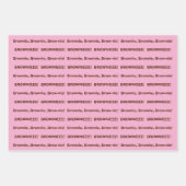 Feuille De Papier Cadeau SKZ BROWNIEEE! Gift Wrap (Devant 2)