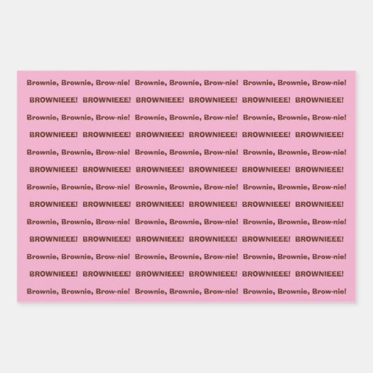 Feuille De Papier Cadeau SKZ BROWNIEEE! Gift Wrap (Devant 2)