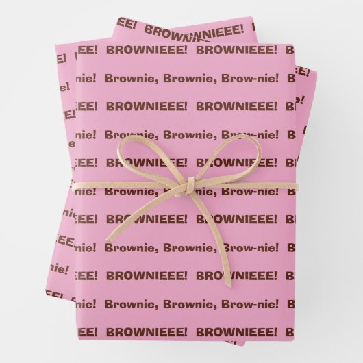 Feuille De Papier Cadeau SKZ BROWNIEEE! Gift Wrap (En situation)