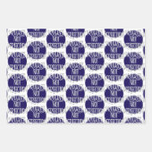 Feuille De Papier Cadeau Slogan Progrès pas parfait (Devant)