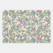 Feuille De Papier Cadeau Sloth Love Jungle Flowers (Devant)