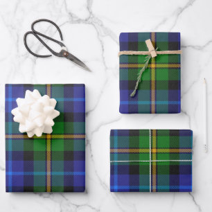 Feuille De Papier Cadeau Smith Clan Family Tartan Plaid Motif Alternatif 1