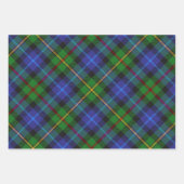 Feuille De Papier Cadeau Smith Scottish Clan Tartan Plaid Motif (Devant)