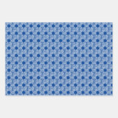 Feuille De Papier Cadeau Snowflakes and Stars (Devant 2)