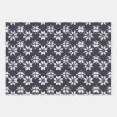 Feuille De Papier Cadeau Snowflakes Hygge et fées Noël (Devant)