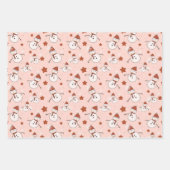 Feuille De Papier Cadeau Snowman Holiday Wrapping Paper (Devant 3)