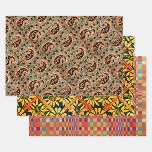 Feuille De Papier Cadeau Sofia, Zinnias et Taos Shift
