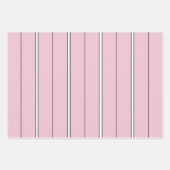 Feuille De Papier Cadeau Soft Pink Vertical Stripe Pattern Minimal (Devant)