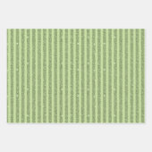 Feuille De Papier Cadeau Soft Pistachio Glitter Style Minimal Pattern (Devant 3)