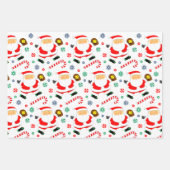 Feuille De Papier Cadeau Softball Holiday Gift Wrapping Paper (Devant)