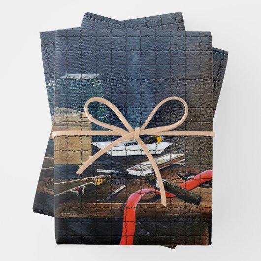 Feuille De Papier Cadeau Soirea par Max Zaxster (En situation)