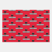 Feuille De Papier Cadeau Soirée cinéma à thème Anniversaire (Devant 2)