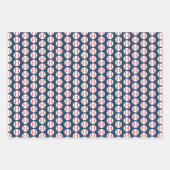 Feuille De Papier Cadeau Soirée de baseball (Devant)